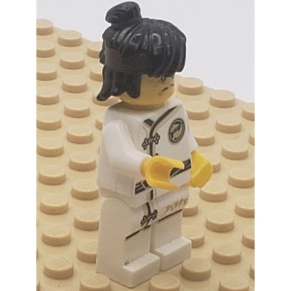 LEGO Ninjago  Cole - White Wu-Cru Training Gi Minifigure C0248 - Picture 2 of 4